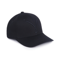 Casquette de baseball classique vintage personnalisée en coton pur à 100 % avec clip de chapeau de golf en métal, broderie 3D en relief et étiquette tissée à 6 panneaux – Fabrication chinoise