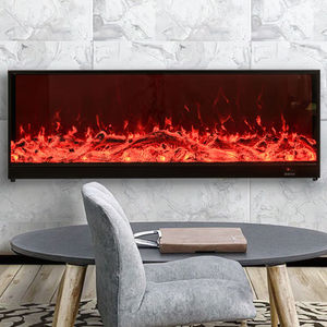 Cheminée électrique linéaire à économie d'énergie, avec LED RVB à changement <span class=keywords><strong>de</strong></span> couleur, décorative pour salon - Product Image 4