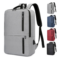 Sac à dos USB de grande capacité pour ordinateur d'affaires Nouveau cartable pour étudiant de loisir masculin avec sac à bandoulière de charge Multifonction de voyage