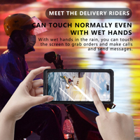 SHELLBOX mode multicolore 360 degrés entièrement scellé sur/sous l'eau écran tactile 6.9 pouces universel IP68 coque de téléphone étanche