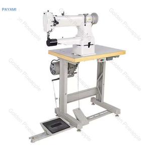 Macchine da cucire elettroniche per impieghi gravosi per cappelli, tende, borse e borsette, con braccio cilindrico e trasporto a punto annodato - Product Image 5