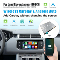 CarPlay sans fil Android Auto pour Jaguar Land Rover Système BOSCH & Harman Mise à niveau de la navigation - Plug and Play Garantie de 12 mois