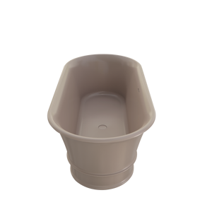 Baignoire autoportante Maydon en pierre artificielle grande taille, sur mesure, pour baignoire de 1700 mm, fabricant de baignoires pour salle de bain - Product Image 2