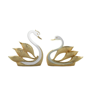 Đồ Trang Trí Đám Cưới Tượng Điêu Khắc Động Vật Tượng Thiên Nga Bằng Nhựa Để Trang Trí Nội Thất - Product Image 1