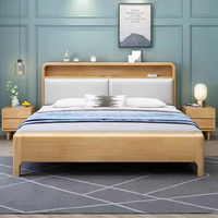 Cadre de lit en bois Mdf antique européen pour enfants, garçons seulement, double design français, modèles Queen Size solides
