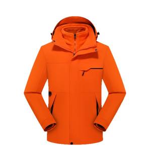 Veste à capuche en polaire d'hiver pour hommes, coupe-vent écologique, imperméable, logo avant, fermeture éclair, nouveauté, sports d'escalade en plein air, décontracté - Product Image 4