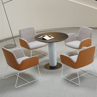 Canapé paresseux en tissu de luxe à lumière rouge dossier de chaise de bureau unique expérience assise confortable meubles de chaise de loisirs