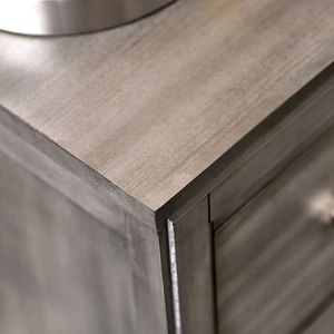 โต๊ะข้างเตียงสีเทาแบบทรานซิชั่น 2 ลิ้นชัก เฟอร์นิเจอร์ห้องนอน - Product Image 3