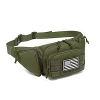 Sac banane de randonnée en plein air personnalisé sac de taille tactique à ceinture durable et étanche