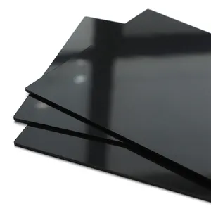 La Chine fabricant de HDPE personnalisé à bas prix surface lisse extrudé 8mm feuilles de HDPE noir