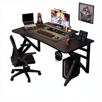 Bureau d'ordinateur Tianyi DNZ-001 pour e-sport, en bois avec texture fibre de carbone, idéal pour le travail prolongé, les locations et le streaming en direct, fabriqué à Hebei