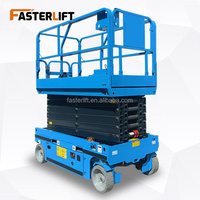 Plataforma Elevadora de Tijera Autopropulsada Fasterlift FL, a Batería, Cero Emisiones, con Construcción de Acero Aleado, Certificación CE, Patas Plegables