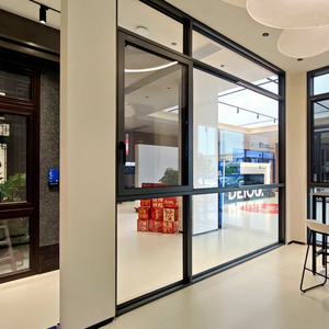 Fenêtre coulissante en aluminium à rupture de pont thermique ZY120, insonorisée, à économie d'énergie, isolation thermique pour usage commercial, résidentiel et salle de bain - Product Image 1