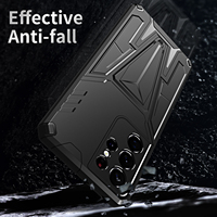 Étui de téléphone multifonctionnel 2-en-1, support de téléphone et support de voiture, protection antichoc, universel pour iPhone et Android