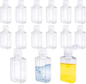 60ml Mini Travel Shampoo Bottles with Flip Cap Small <strong>Refillable</strong> Empty Portable <strong>Hand</strong> Sanitizer Bottle for Liquid Lotion Body <strong>Soap</strong> - Product Image 2