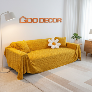 ผ้าคลุมล้างทำความสะอาดได้ป้องกันฝุ่นกันรอยขีดข่วน OEM & ODM ที่มีคุณภาพสูงทนทานนุ่มสัมผัสรูปแบบฝูงปกป้องโซฟา - Product Image 6