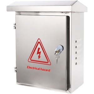 Boîtier de distribution en acier inoxydable 304 haute résistance, large et profond, livraison gratuite usine, boîtier de surveillance extérieur 201, boîtier de recharge de voiture, <span class=keywords><strong>compteur</strong></span> - Product Image 5
