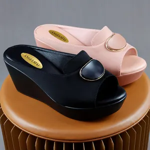 Women's Flatform Wedge Slippers - Shop Womens Wedge slippers-vietvuevent.vn