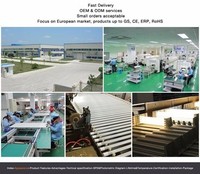 Gudang Jerman CE RoHS ERP GS 60cm 120cm 150cm berkedip gratis lampu tabung kaca Led T8 tabung Led