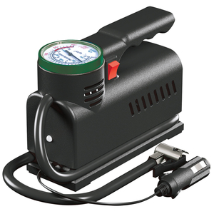 Compact 12V Electric <strong>Tire</strong> <strong>Inflator</strong> Blue LED Light Long Power Cord Three Nozzles 150psi Air Pressure Portable 150psi Air Plastic - Product Image 2