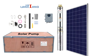 <span class=keywords><strong>Pompe</strong></span> <span class=keywords><strong>solaire</strong></span> 1100W 110V CC sans balais 4 pouces personnalisable OEM <span class=keywords><strong>10m3</strong></span>/<span class=keywords><strong>h</strong></span> Max 65m pour irrigation de puits – Pompes solaires 1100W 110V CC - Product Image 5