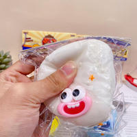 Jouet créatif et amusant en TPR en forme de bouche de saucisse, jouet anti-stress de dessin animé, balle à presser pour la décompression, cadeau pour enfants