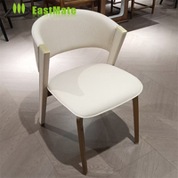 Fauteuil de salon moderne en cuir durable sur mesure pour usage commercial dans les hôtels, les resorts, les appartements, les villas, les salles à manger et les salons