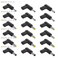 JILIAN Produsen Langsung Konektor Adaptor USB C Female ke DC Male 90 Derajat 5V9V12V, Colokan Pengisi Daya USB Type-C untuk Laptop, Bahan ABS