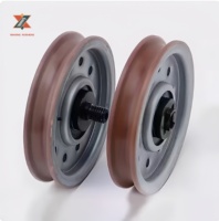 Poulie de porte AMD, compatible avec les roulettes de porte de cabine d'ascenseur KONE, roue de porte 94*19*6203, accessoire de rouleau de porte d'hôtel Hyundai