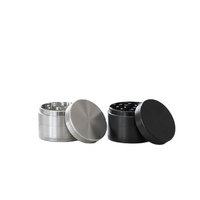 Broyeur à herbes/tabac en alliage de zinc 4 couches, 63 mm, multicolore noir, accessoires pour fumeurs
