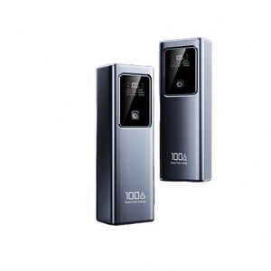 Q10 20000Mah 100W พาวเวอร์แบงค์สำหรับแล็ปท็อปและโทรศัพท์พร้อมจอแสดงผล LED ชาร์จเร็วแบบคู่ วัสดุพีวีซี - Product Image 1