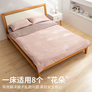 Flower Shaped Quilt Fastener Needle Free Soft Silicone For <b>Thick</b> Thin <b>Blanket</b> Home Dormitory Use Invisible Anti Running - Product Image 3