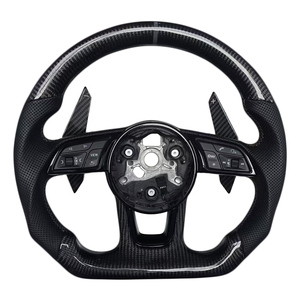 Volante de Fibra de Carbono de Alta Calidad para Modelos Audi A3 A4 A4L A5 A7L A8 Q5 Q7 B9 A6 R8 - Product Image 1
