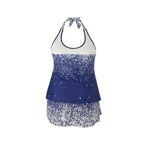 PASUXI Vente en gros <span class=keywords><strong>Tankini</strong></span> grande taille pour femmes Ensemble deux pièces avec short <span class=keywords><strong>Maillot</strong></span> <span class=keywords><strong>de</strong></span> <span class=keywords><strong>bain</strong></span> sexy <span class=keywords><strong>de</strong></span> plage pour femmes rondes - Product Image 4