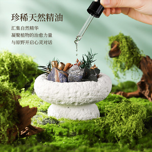 Aromatherapy Stone Diffuser Crystal Indoor Home Decor Essential Oil Holder For Fresh Air And Relaxation - Product Image 4