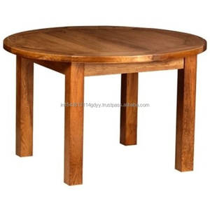 Table basse moderne 4 places en bois de sheesham finition miel pour ferme, bureau, salon/salle à manger, appartement, entrepôt - Product Image 1