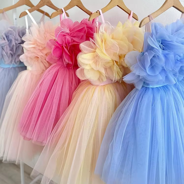 strapless open back dress Girls Tulle Dress | Girls Party Dress | Private Label main image 0