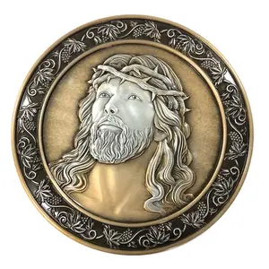 Coins Manufacturer Commemorative Portrait Custom Embossed Metal China Souvenir Roman Coin Customized Ancient Greek Coins
