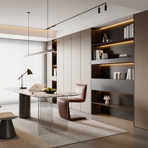 Librería Moderna de Lujo en Madera para Sala de Estar, Estantería Personalizada para Estudio - Product Image 2