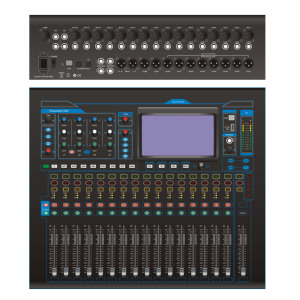 24 Channels Digital Mixer 7 Inches TFT Touch Screen Stereo Line Inputs DJ Controller Plastic Built-In Recorder Built-In Effects - Product Image 5