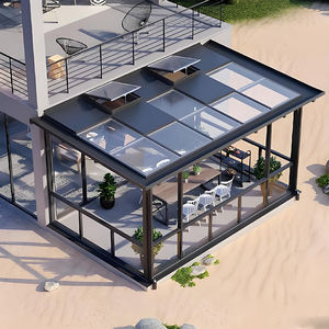 Villa de jardin toute saison Yuantai, imperméable, avec <span class=keywords><strong>véranda</strong></span>, serre, maison en verre, salle à manger, solarium, <span class=keywords><strong>véranda</strong></span> en aluminium motorisée - Product Image 1