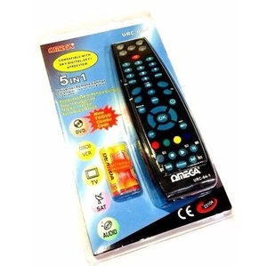 Télécommande universelle de remplacement <span class=keywords><strong>Omega</strong></span> 5 en 1, nouvelle, en gros, personnalisée, URC-04-1, matériau ABS, compatible avec les téléviseurs LED LCD intelligents et les boîtes <span class=keywords><strong>TV</strong></span> - Product Image 2