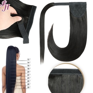 ผมต่อหางม้าแบบ Remy คุณภาพสูงจากยุโรป ยี่ห้อ FH Wholesale แบบ Double Drawn - Product Image 2