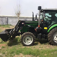 Tracteur Agricole Euro 5 Quatre Roues Motrices le Plus Vendu avec Puissance Nominale de 120 CV, Fonctionnalités Multifonctionnelles et Livraison Gratuite