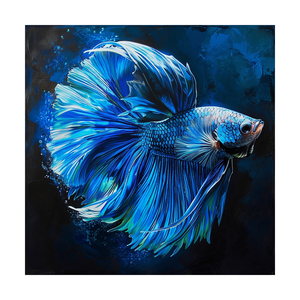 Pescado azul 40X40CM/15,74 pulgadas Kit <span class=keywords><strong>de</strong></span> <span class=keywords><strong>punto</strong></span> <span class=keywords><strong>de</strong></span> <span class=keywords><strong>cruz</strong></span> Diy 11CT/14CT bordado Eco-algodón hilo Kits <span class=keywords><strong>de</strong></span> <span class=keywords><strong>punto</strong></span> <span class=keywords><strong>de</strong></span> <span class=keywords><strong>cruz</strong></span> - Product Image 1