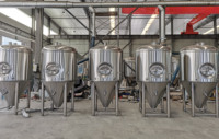 Équipement de fermenteur conique personnalisé diverses capacités en acier inoxydable 50L-8000L pour le brassage et la fermentation de la bière