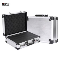 Valise de transport en aluminium sur mesure - Boîte de transport robuste à coque rigide avec protection en mousse EVA, serrure en métal