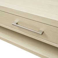Table basse en bois massif minimaliste moderne pour salon, hôtel et appartement, design luxueux, facile à nettoyer, garantie de 2 ans