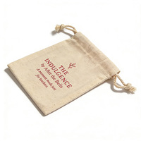 Sac de rangement en coton biologique, lin et toile, avec cordon de serrage, personnalisable avec logo promotionnel