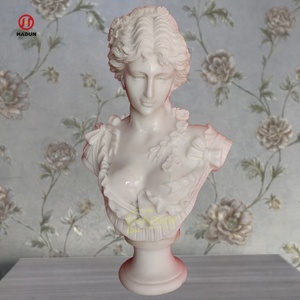 <span class=keywords><strong>Buste</strong></span> sculpté à la main Sculpture en <span class=keywords><strong>marbre</strong></span> Femmes <span class=keywords><strong>Buste</strong></span> en pierre naturelle pour la décoration de la maison - Product Image 6
